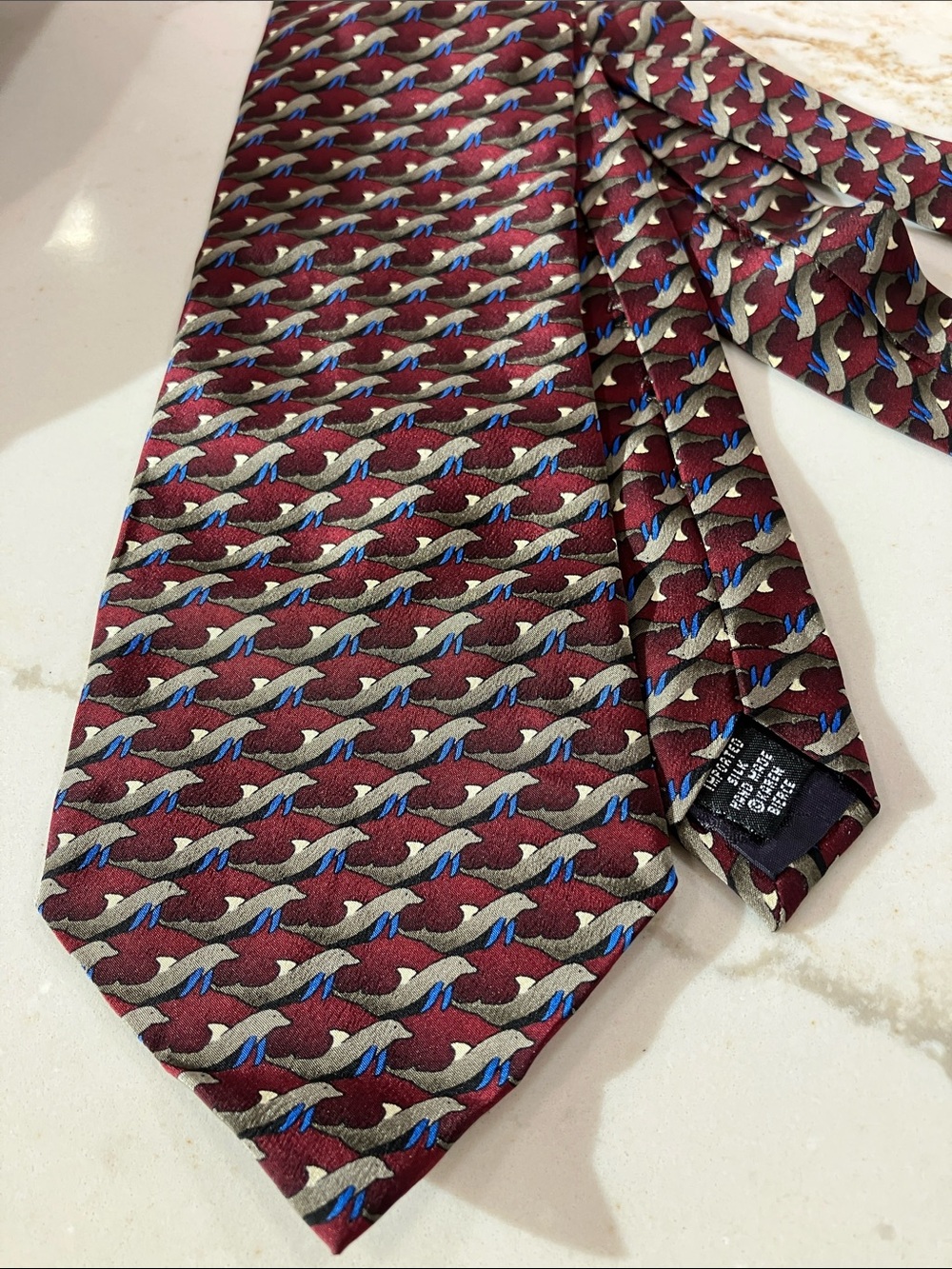 Dolphin Silk Tie from the nature Conservancy